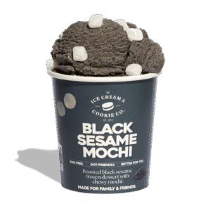 Black Sesame Mochi Frozen Dessert
